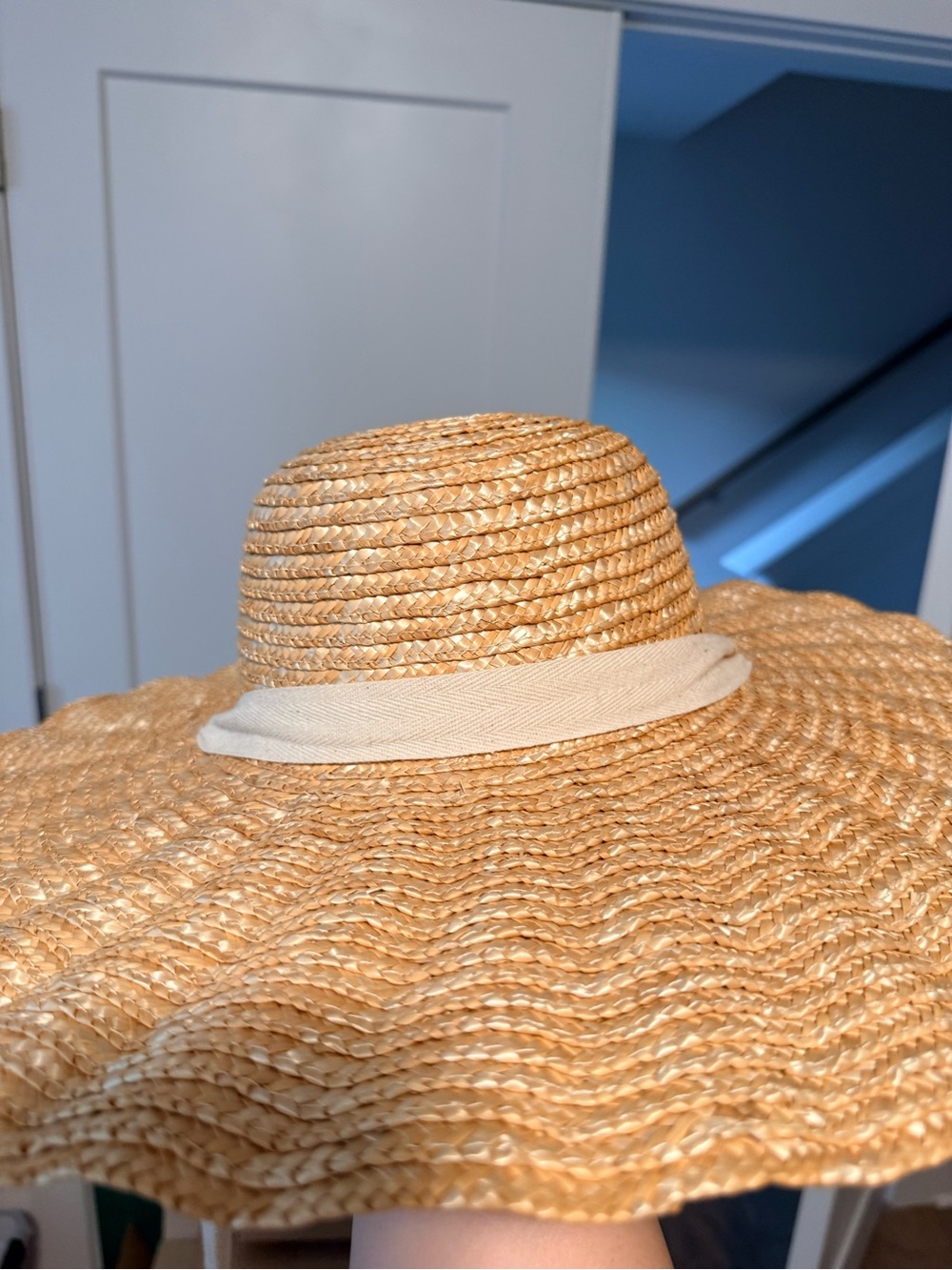 Lack of Color Scalloped straw hat size M (new without tags) - Picture 2 of 12